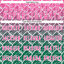 Load image into Gallery viewer, Custom Pink Kelly Green-White Lightning Sports Sublimation Soccer Uniform Jersey
