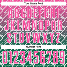 Load image into Gallery viewer, Custom Pink Kelly Green-White Lightning Sports Sublimation Soccer Uniform Jersey

