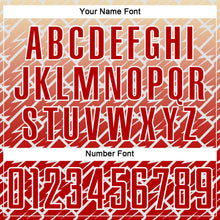 Load image into Gallery viewer, Custom Cream Red-White Lightning Sports Sublimation Soccer Uniform Jersey
