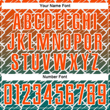 Загрузить изображение в средство просмотра галереи, Custom Orange Teal-White Lightning Sports Sublimation Soccer Uniform Jersey
