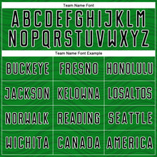 Загрузить изображение в средство просмотра галереи, Custom Grass Green Black-White Wavy Lines Sports Sublimation Soccer Uniform Jersey
