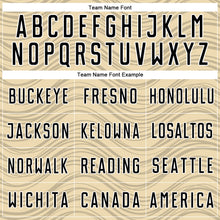 Загрузить изображение в средство просмотра галереи, Custom Cream Black-White Wavy Lines Sports Sublimation Soccer Uniform Jersey
