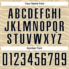 Загрузить изображение в средство просмотра галереи, Custom Cream Black-White Wavy Lines Sports Sublimation Soccer Uniform Jersey
