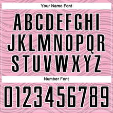 Загрузить изображение в средство просмотра галереи, Custom Light Pink Black-White Wavy Lines Sports Sublimation Soccer Uniform Jersey
