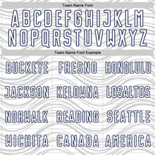 Загрузить изображение в средство просмотра галереи, Custom White Navy Wavy Lines Sports Sublimation Soccer Uniform Jersey
