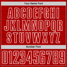 Загрузить изображение в средство просмотра галереи, Custom Red Navy-White Wavy Lines Sports Sublimation Soccer Uniform Jersey
