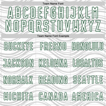 Загрузить изображение в средство просмотра галереи, Custom White Green Wavy Lines Sports Sublimation Soccer Uniform Jersey
