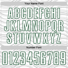 Загрузить изображение в средство просмотра галереи, Custom White Green Wavy Lines Sports Sublimation Soccer Uniform Jersey
