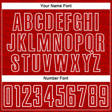 Загрузить изображение в средство просмотра галереи, Custom Red Green-White Wavy Lines Sports Sublimation Soccer Uniform Jersey
