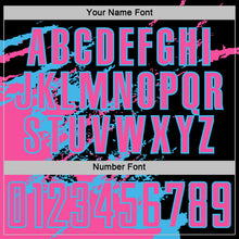 Charger l&#39;image dans la galerie, Custom Black Pink-Sky Blue Abstract Fragment Art Splash Sports Sublimation Soccer Uniform Jersey
