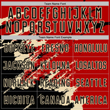 Charger l&#39;image dans la galerie, Custom Red Black-Cream Abstract Fragment Art Splash Sports Sublimation Soccer Uniform Jersey
