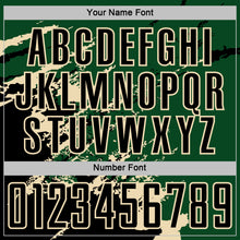 Загрузить изображение в средство просмотра галереи, Custom Green Black-Cream Abstract Fragment Art Splash Sports Sublimation Soccer Uniform Jersey
