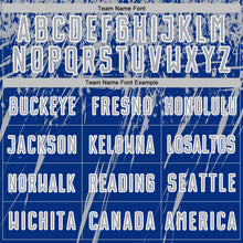 Charger l'image dans la galerie, Custom Royal Gray-White Splash Sports Sublimation Soccer Uniform Jersey
