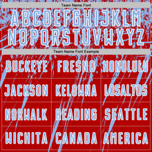 Load image into Gallery viewer, Custom Red Light Blue-White Splash Sports Sublimation Soccer Uniform Jersey
