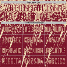 Загрузить изображение в средство просмотра галереи, Custom Crimson Cream Splash Sports Sublimation Soccer Uniform Jersey
