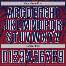 Загрузить изображение в средство просмотра галереи, Custom Crimson Navy-White Splash Sports Sublimation Soccer Uniform Jersey
