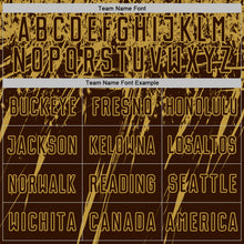 Laden Sie das Bild in den Galerie-Viewer, Custom Brown Old Gold Splash Sports Sublimation Soccer Uniform Jersey
