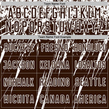 Load image into Gallery viewer, Custom Brown White Splash Sports Sublimation Soccer Uniform Jersey
