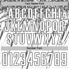 Load image into Gallery viewer, Custom White Steel Gray Splash Sports Sublimation Soccer Uniform Jersey
