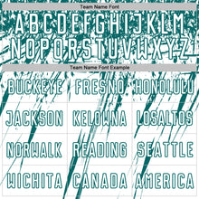 Charger l'image dans la galerie, Custom White Teal Splash Sports Sublimation Soccer Uniform Jersey
