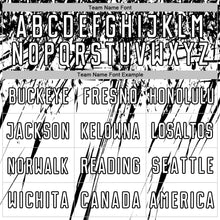 Load image into Gallery viewer, Custom White Black Splash Sports Sublimation Soccer Uniform Jersey
