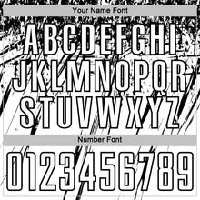 Load image into Gallery viewer, Custom White Black Splash Sports Sublimation Soccer Uniform Jersey
