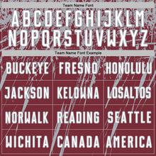 Загрузить изображение в средство просмотра галереи, Custom Burgundy White-Gray Splash Sports Sublimation Soccer Uniform Jersey
