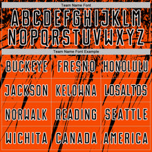 Загрузить изображение в средство просмотра галереи, Custom Orange Black-White Splash Sports Sublimation Soccer Uniform Jersey
