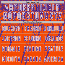 Загрузить изображение в средство просмотра галереи, Custom Orange Purple-White Splash Sports Sublimation Soccer Uniform Jersey
