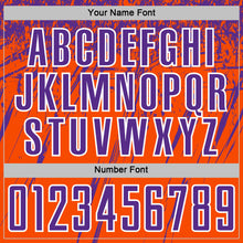 Загрузить изображение в средство просмотра галереи, Custom Orange Purple-White Splash Sports Sublimation Soccer Uniform Jersey
