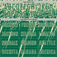 Load image into Gallery viewer, Custom Kelly Green Cream Splash Sports Sublimation Soccer Uniform Jersey
