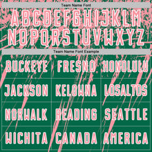 Load image into Gallery viewer, Custom Kelly Green Medium Pink-White Splash Sports Sublimation Soccer Uniform Jersey
