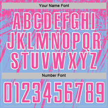 Load image into Gallery viewer, Custom Light Blue Pink-White Splash Sports Sublimation Soccer Uniform Jersey
