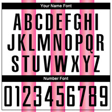 Загрузить изображение в средство просмотра галереи, Custom White Black-Pink Stripes Sports Sublimation Soccer Uniform Jersey
