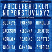 Загрузить изображение в средство просмотра галереи, Custom Royal White-Powder Blue Stripes Sports Sublimation Soccer Uniform Jersey
