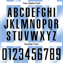 Загрузить изображение в средство просмотра галереи, Custom Light Blue Black-White Argentina Stripes Sports Sublimation Soccer Uniform Jersey
