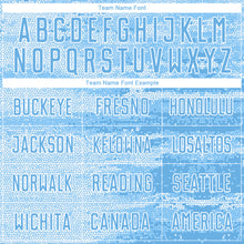 Laden Sie das Bild in den Galerie-Viewer, Custom Light Blue White Argentina Geometric Pattern Sports Sublimation Soccer Uniform Jersey
