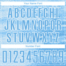 Laden Sie das Bild in den Galerie-Viewer, Custom Light Blue White Argentina Geometric Pattern Sports Sublimation Soccer Uniform Jersey
