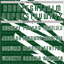 Load image into Gallery viewer, Custom White Green Abstract Line Sports Sublimation Soccer Uniform Jersey
