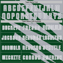 Load image into Gallery viewer, Custom Gray Green-White Abstract Line Sports Sublimation Soccer Uniform Jersey
