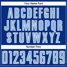 Laden Sie das Bild in den Galerie-Viewer, Custom Royal Light Blue-White Abstract Line Sports Sublimation Soccer Uniform Jersey
