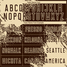 Загрузить изображение в средство просмотра галереи, Custom Brown Cream Abstract Brush Stroke Sports Sublimation Soccer Uniform Jersey
