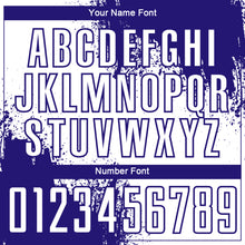 Загрузить изображение в средство просмотра галереи, Custom White Dark Purple Abstract Brush Stroke Sports Sublimation Soccer Uniform Jersey
