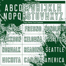 Charger l'image dans la galerie, Custom White Green Abstract Brush Stroke Sports Sublimation Soccer Uniform Jersey
