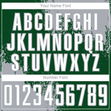 Загрузить изображение в средство просмотра галереи, Custom Green White-Gray Abstract Brush Stroke Sports Sublimation Soccer Uniform Jersey
