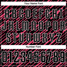 Charger l'image dans la galerie, Custom Black Neon Pink-White Line Sports Sublimation Soccer Uniform Jersey
