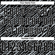 Charger l'image dans la galerie, Custom Black Silver-White Line Sports Sublimation Soccer Uniform Jersey
