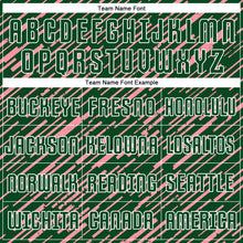 Charger l'image dans la galerie, Custom Green Medium Pink-White Line Sports Sublimation Soccer Uniform Jersey
