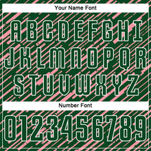 Charger l'image dans la galerie, Custom Green Medium Pink-White Line Sports Sublimation Soccer Uniform Jersey
