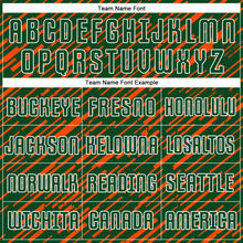 Charger l'image dans la galerie, Custom Green Orange-White Line Sports Sublimation Soccer Uniform Jersey
